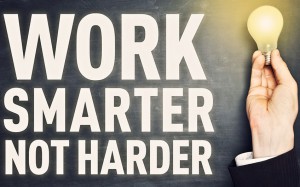 work smarter not harder client review