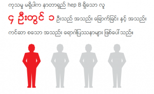 1 in 4 people develop liver problems Burmese
