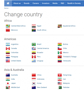 nestle language gateway website localization