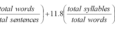 Understanding Flesch-Kincaid Readability Scores