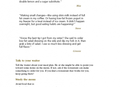 Image of use of Testimonials in Health Literacy