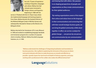 Language Solutions, Inc. brochure