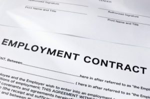 An employment contract