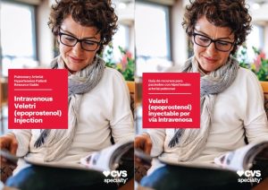 English source and Spanish translation of patient guides for specialty medication Veletri